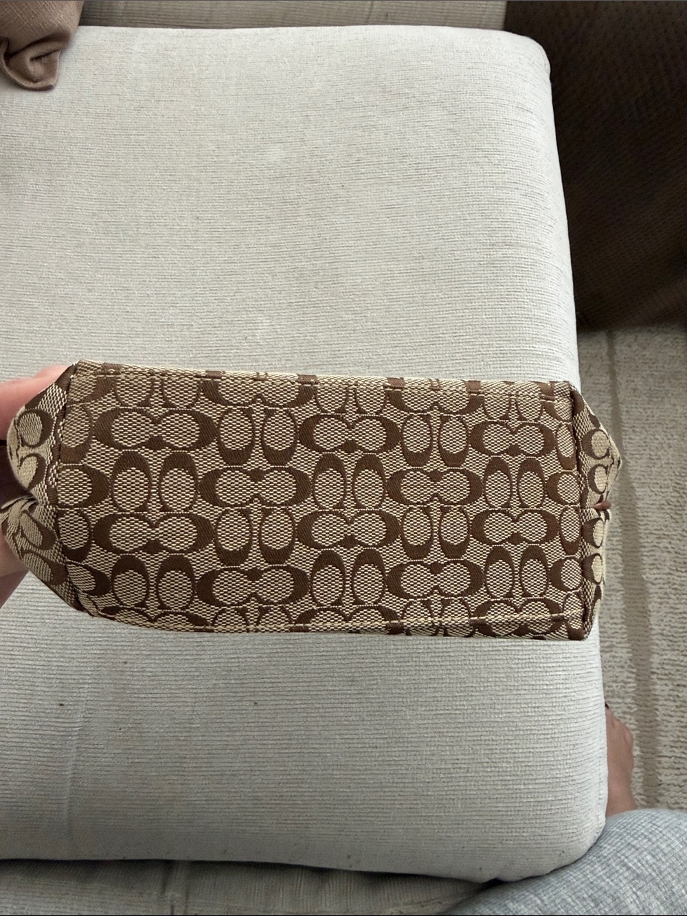 Coach Brown Signature Mini Shoulder Bag - Picture 4 of 12